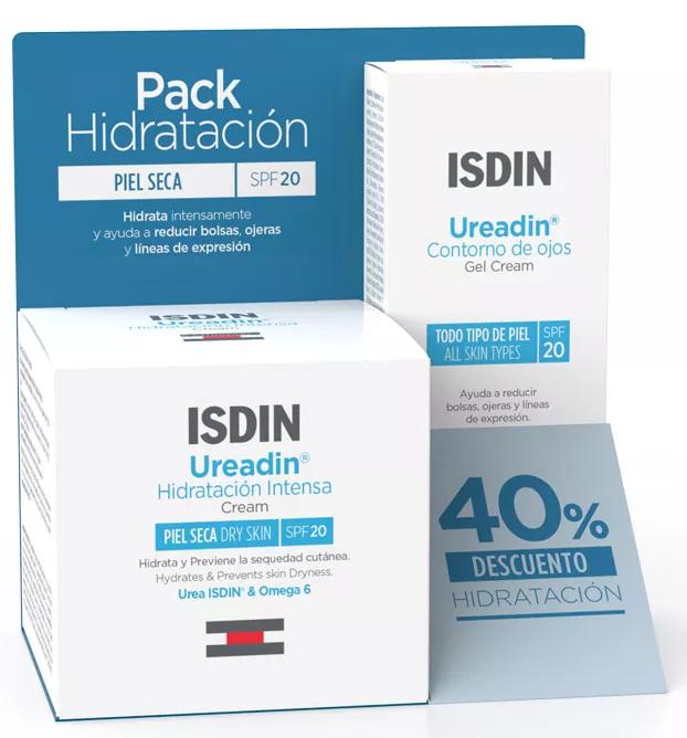 Isdin Ureadin Pack Creme Hidratação Intensa Pele Seca 50ml + Contorno de Olhos 15ml