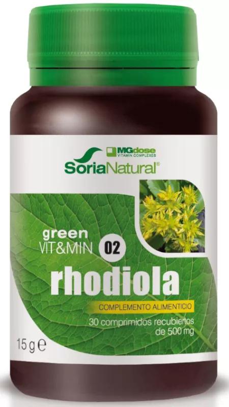 Soria Natural Green Vit&Min 02 Rhodiola 30 Comprimidos