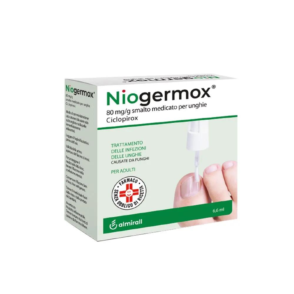 Niogermox Smalto Ciclopirox Onicomicosi Unghie 6,6 ml