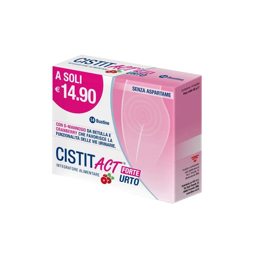 Cistit Act Forte Urto Integratore Per Le Vie Urinarie 14 Bustine