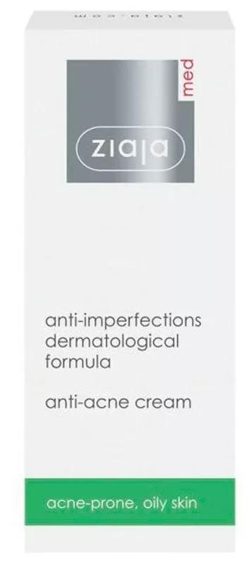 Ziaja Med Crema Facial Anti-Imperfecciones Piel Grasa o Acné 50 ml