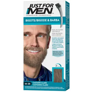 Just For Men Mustache, beard and sideburns to light brown Color man