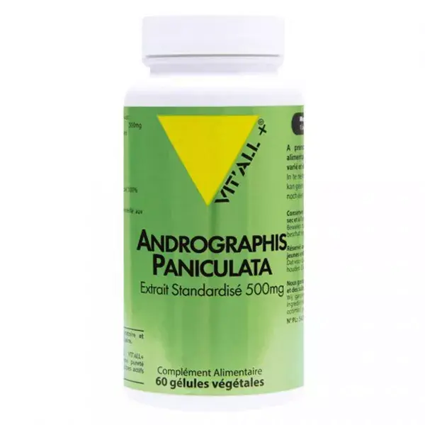 Vit'all+ Andrographis Paniculata 500mg 60 gélules végétales