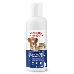 Clement Thekan Shampooing Antiparasitaire Puces, Poux Et Tiques Chien Chat 200ml