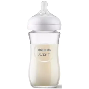 Philips Avent Mamadeira Cristal Resposta Natural +1m 240 ml