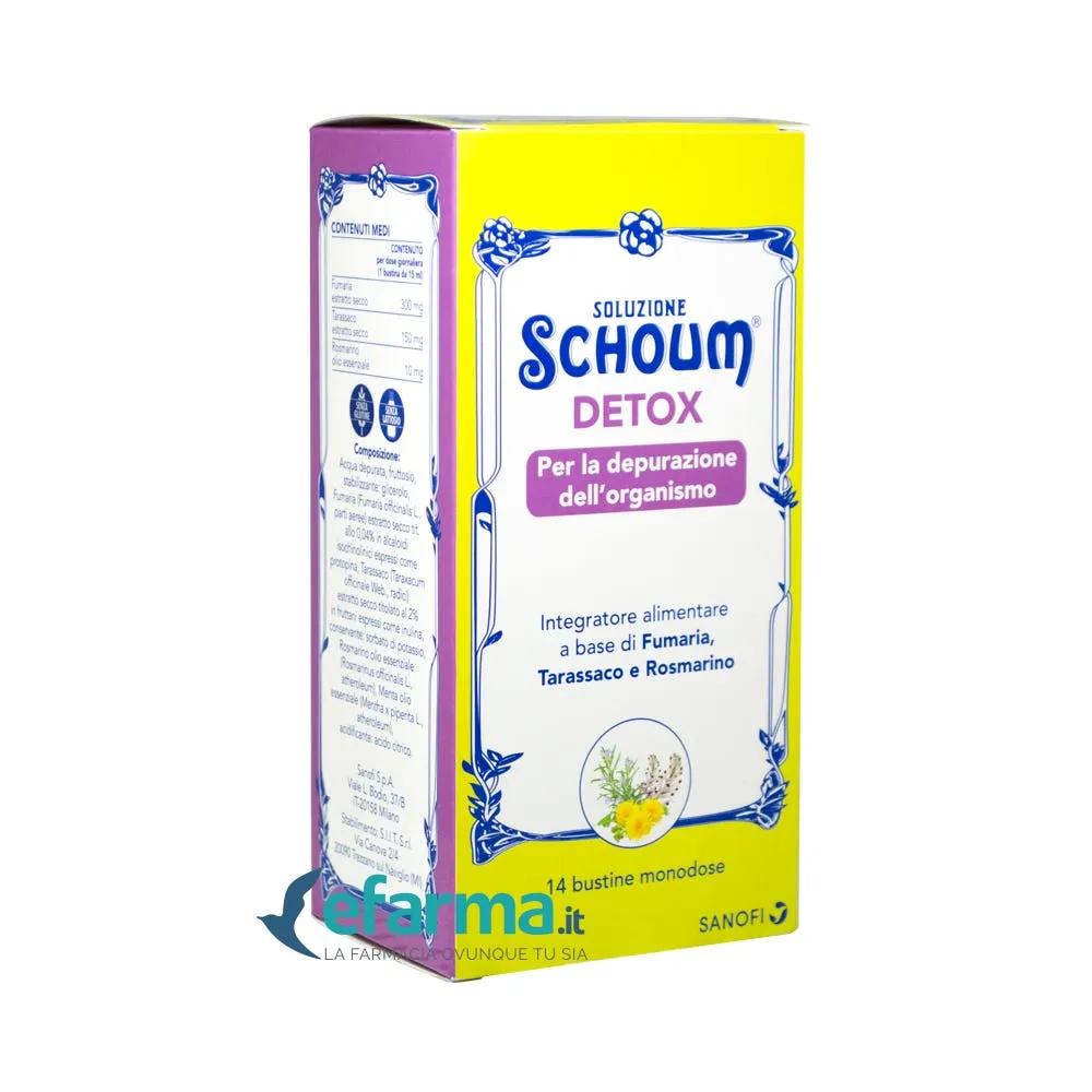 Soluzione Schoum Detox Integratore Depurativo 14 Bustine