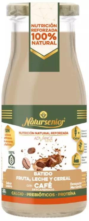 Natursenior Frühstücksfrüchte, Milch und Müsli mit Protein + Ballaststoffen + Kalzium-Kaffeegeschmack 260 gr
