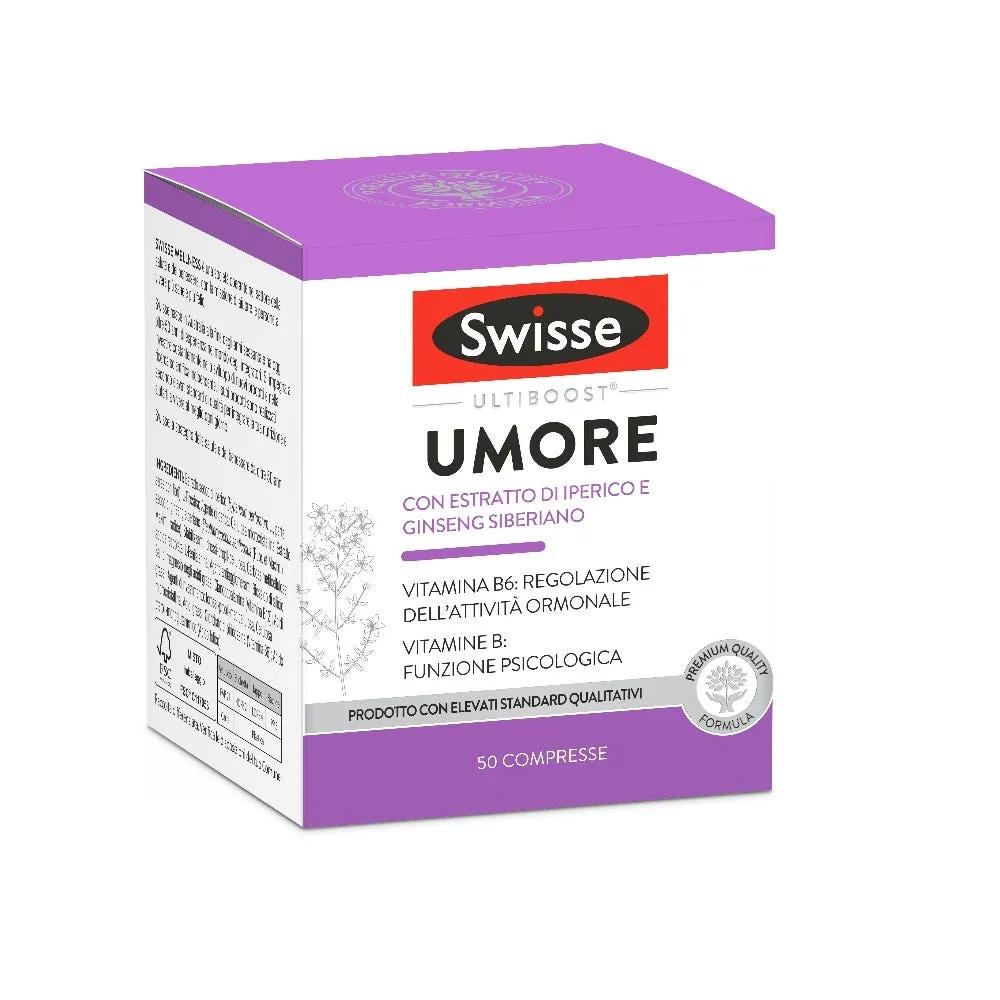 Swisse Umore Integratore con Iperico e Ginseng 50 Compresse