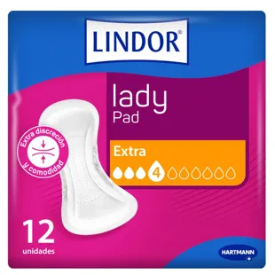 Lindor Lady Pad Extra Compresas 14 Uds