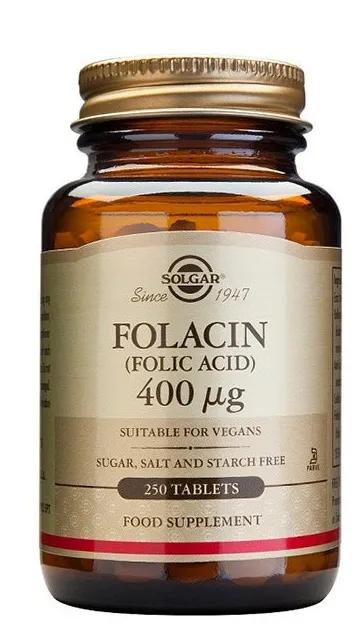 Solgar Folacín 400 µg 250 Tabletten
