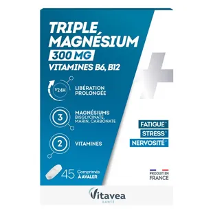 Vitavea Triplo Magnesio 300 mg Stanchezza, stress e nervosismo - 45 compresse
