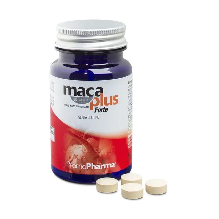 PromoPharma Maca Plus Forte Integratore Tonico-Adattogeno e Sostegno Metabolico 50 Compresse