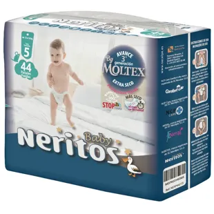 Neritos by Moltex Diapers Size 5 (13-18 Kg) 44 units