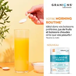 GRANIONS Collagene Marin Poudre - Goût Neutre - 258g - 25 jours