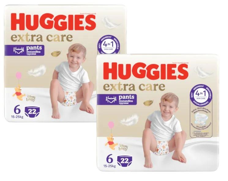 Huggies Extra Care Disney Luierbroekjes Maat 6 (15-25 Kg) 2x22 Stuks
