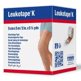 Leukotape K Bande Adhésive Elastique Chair 5cm x 5m