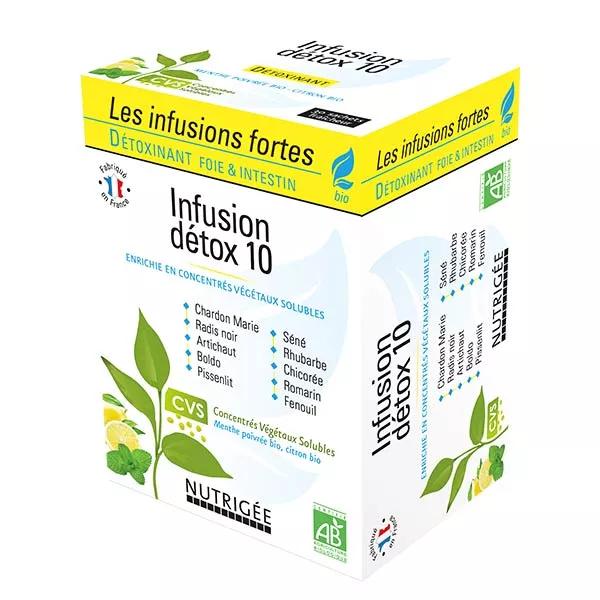 Nutrigée Infusión Detox 10 Plantas Bio 30 sobres 