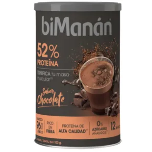 BiManán 52% Proteína Batido Chocolate 360 gr