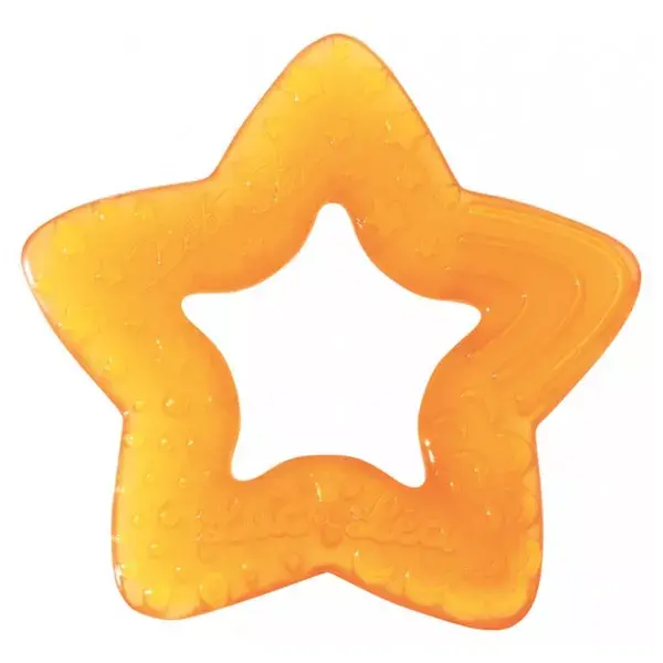 Luc and La ring teether Star Baby Star Orange