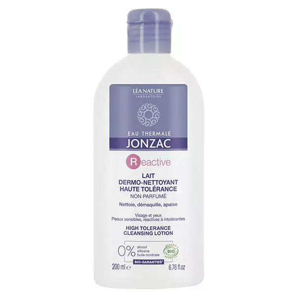 Reactivo de Jonzac leche Dermo limpiadora alta tolerancia 200ml