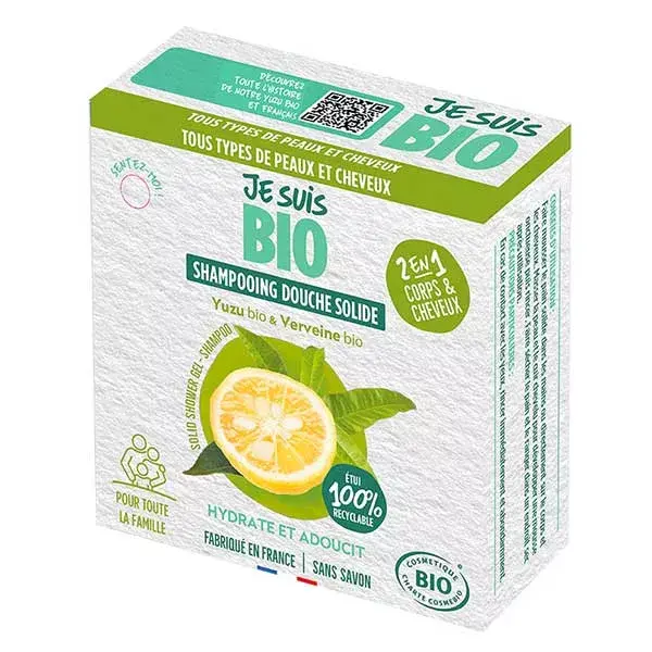 Je suis Bio Shampoo Doccia Solido Yuzu Verbena 110g