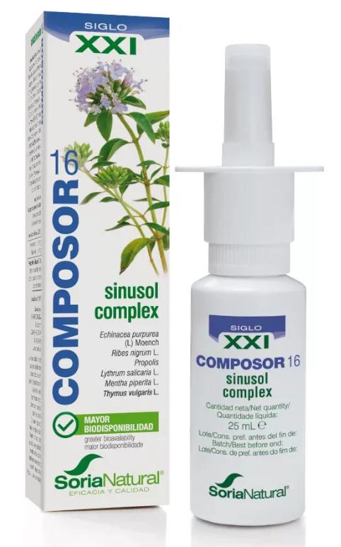 Soria Natural Composor 16 Sinusol Complex S.XXI 25 ml