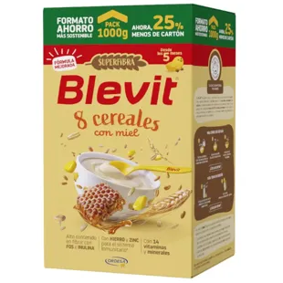 Blevit Mingau Superfibra 8 Cereais com Mel +5m 1000 gr