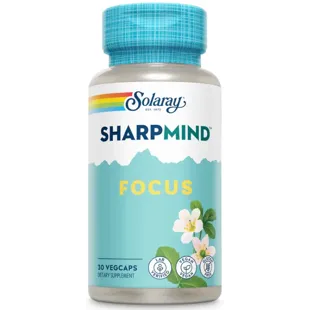 Solaray Sharpmind Focus 30 Vegetable Capsules