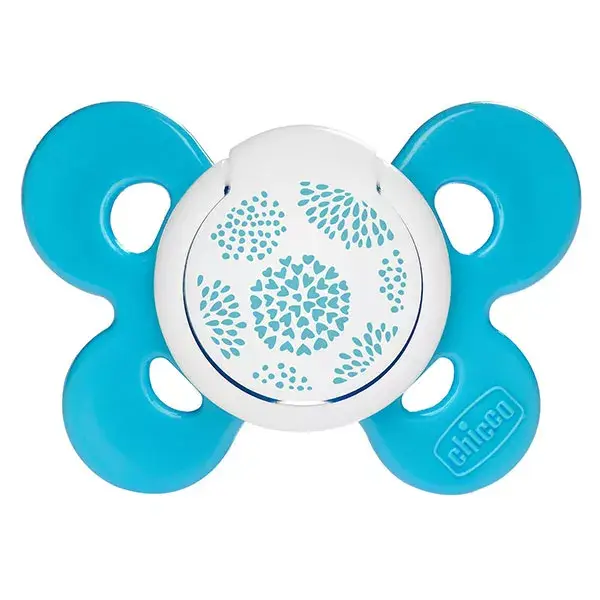 Chicco Pacifier Physio Forma Comfort Silicone +6m Light Blue + Sterilisation Box