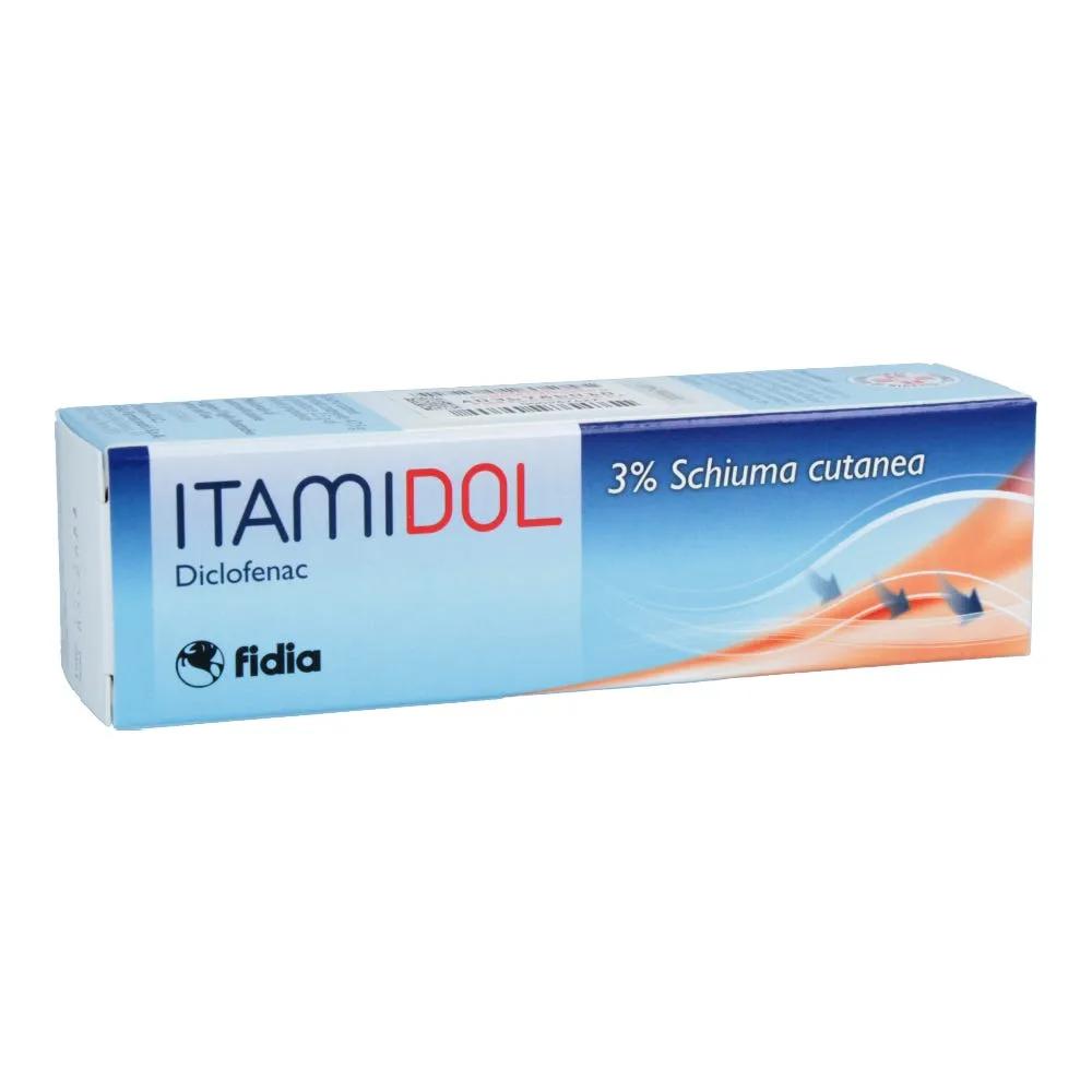 Itamidol Schiuma Cutanea 3% Diclofenac Dolori Articolari 50 g