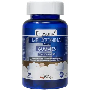 Drasanvi Melatonin 1.9 mg + Vitamin B6 Cherry 45 Gummies