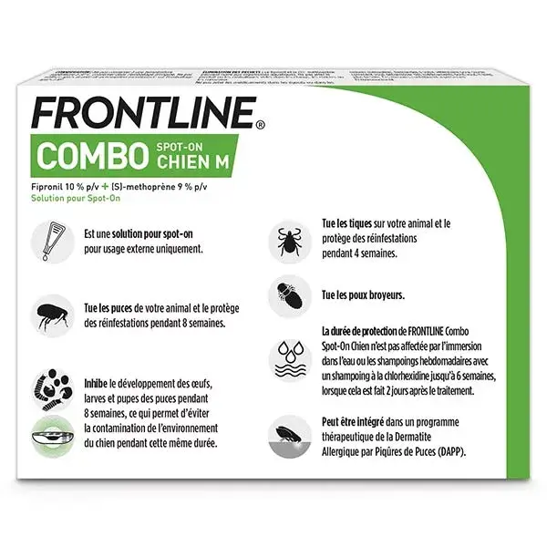 Frontline Combo Chien M 6 pipettes
