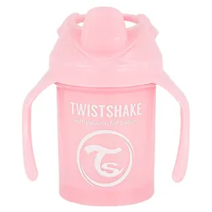 Twistshake Bicchiere Bimbo Mini Cup Rosa Pastello +4m 230ml