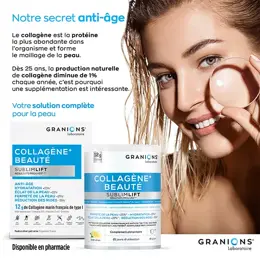 Granions SublimLift Collagène Marin, Acide Hyaluronique - Goût Citron 315g