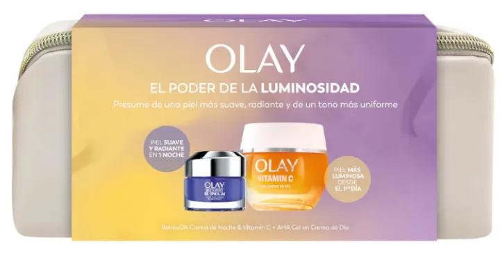 Olay Regenerist Vitamin C Tagescreme 50 ml + Retinol 24 Nachtcreme 15 ml