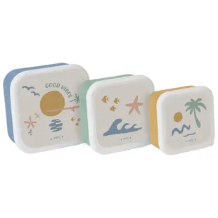 Saro Good Vives Set of 3 Snack Boxes