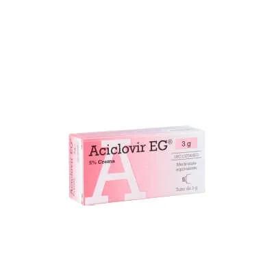 Aciclovir EG 5% Crema Contro Herpes Tubo 3 g