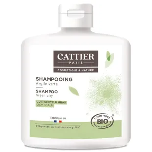Cattier shampoo clay green 250ml oily scalp