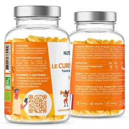 Nutri&Co Curcuma Bio Haute Absorption pour Articulations 60 gélules Vegan