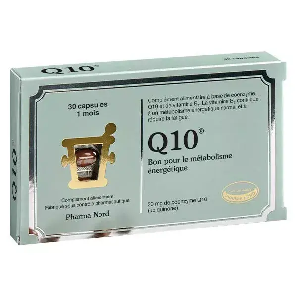 Q10 30 mg box of 30 capsules