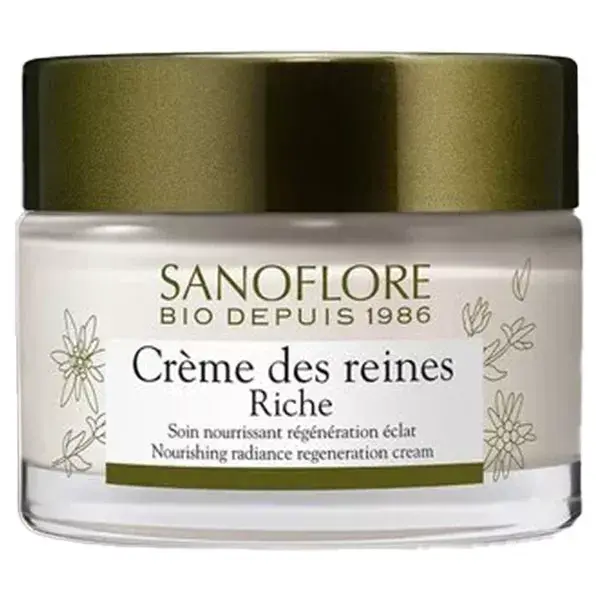 Sanoflore Reines Rich Nourishing Day Cream Organic Radiance Regeneration 50ml