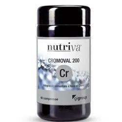 Nutriva Cromoval 200 Integratore Metabolismo dei Lipidi 60 Compresse