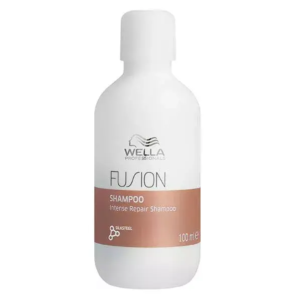 Wella Professionals Fusion Shampoing réparation intense pour cheveux abîmés et fragilisés 100ml