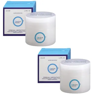 Ioox Crème Hydratante à l&#39;Acide Hyaluronique 2x50 ml
