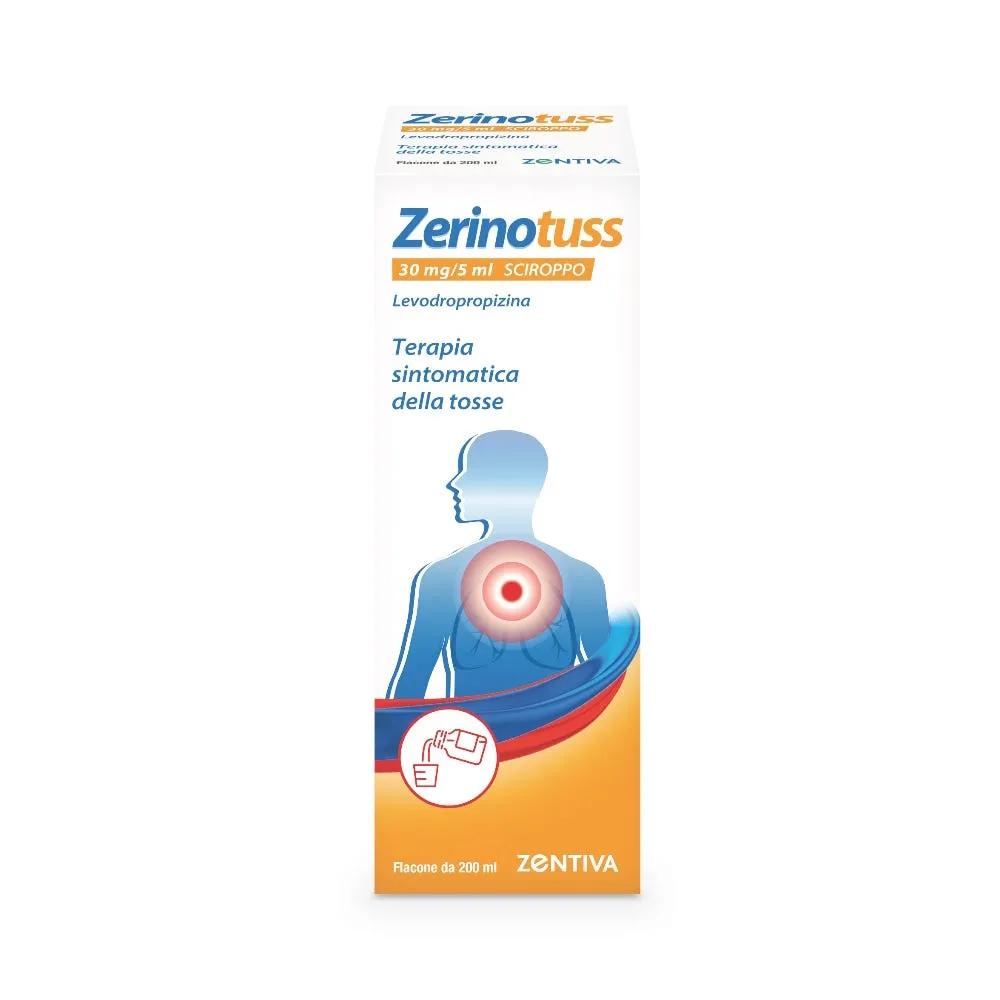 Zerinotuss 30mg/5ml Sciroppo per la Tosse e Malattie da Raffreddamento 200 ml