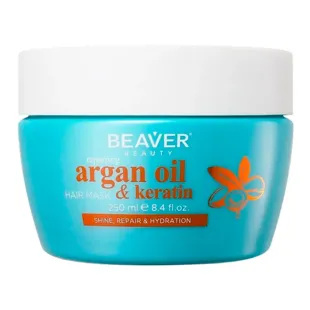 Beaver Argan Oil &amp; Keratin Repair Mask 250 ml