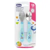 Chicco Repas Mes Premiers Couverts Bout Inox +18m Bleu