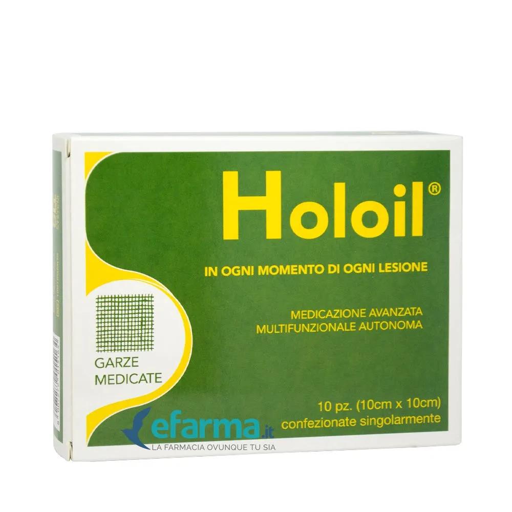 Holoil Garze Medicate 10cm X 10cm 10 Garze