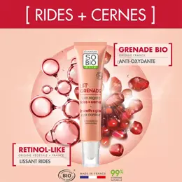 So'Bio Étic Lift'Grenade Soin Regard Rides + Cernes Bio 15ml