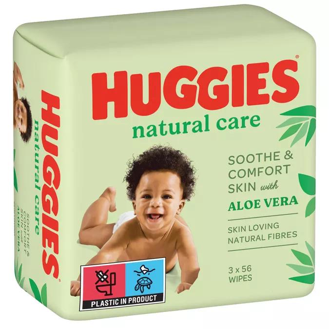 Huggies Toalhitas Bebé com Aloe Vera Natural Care 168Uds